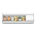 thumbnail image 2 of 60 in. Glass Sushi Countertop Display Refrigerator with 6 Stainless Steel Trays in White (KM-SR60-WH), 2 of 10