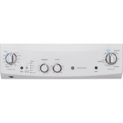 GE GUV27ESSMWW 27 inch White Electric Washer/Dryer Stacked Laundry Center