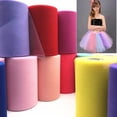 thumbnail image 2 of Rollo de tul de Organza para manualidades, tela para Baby Shower, decoración de boda, suministros para fiestas de cumpleaños, 100 yardas, 15cm, 2 of 4
