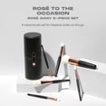 thumbnail image 2 of Set de brochas de maquillaje MORPHE Rose Away de 6 piezas con estuche, 2 of 8