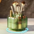 thumbnail image 2 of Soporte para brochas de maquillaje CESTATIVO, organizador giratorio de 360°, color verde, 2 of 8