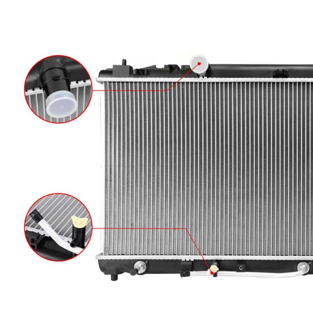 LEDKINGDOMUS Radiator Compatible with toyota 2007-2011 Camry L4 2.4L, 2010-2011 Camry 2.5L 4CYL