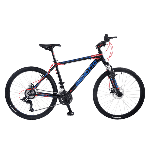 Bicicleta BENOTTO XC-6000 Alum C/Susp/Del FREN-DDM R-26 24Vel/Sun Negro