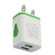 thumbnail image 1 of Seitruly Cargadores de pared USB 2A Universal LED Adaptador de corriente de cabezal de carga de alta velocidad de alto rendimiento para accesorios de Cargadores de dispositivos electrónicos verde, 1 of 6