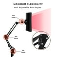 thumbnail image 3 of EZ-X Red Light Therapy Lamp- Red and Infrared Therapy for Body & Face with Adjustable Stand- 360 LEDs- 660nm & 850nm Infrared LED Light therapy Device- Adjustable Arms and Height, 3 of 5