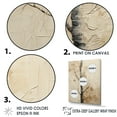 thumbnail image 3 of Designart "Beige Oak Tree Solitude IV" Tree Oak Floater Framed Canvas Wall Art, 3 of 5