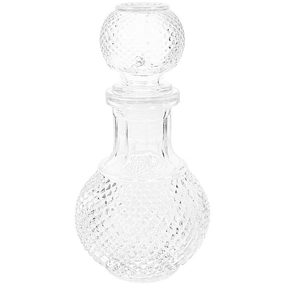 Dispensador de licores de cristal, decantador de vino transparente, botella de whisky de grosor grueso