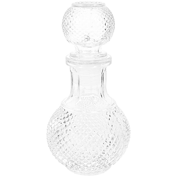 Dispensador de licores de cristal, decantador de vino transparente, botella de whisky de grosor grueso