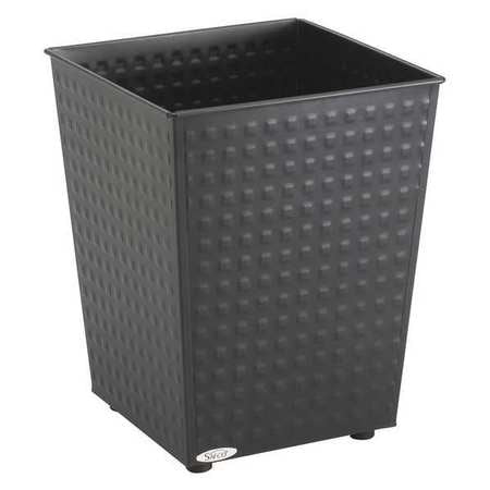 - SAFCO Wastebasket,Square,6 gal.,Black,PK3 9733BL