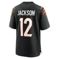 thumbnail image 3 of Men's Nike Shedrick Jackson  Black Cincinnati Bengals Team Game Jersey, 3 of 6