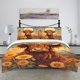 thumbnail image 2 of Ganado Girasol Ropa de Cama Set para Mujeres Dormitorio Twin Funda Nórdica Colcha Edredón, 2 of 8