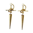 thumbnail image 2 of Pendientes góticos jinwen Vintage Punk joyería para Mujeres y hombres oro 5 cm, 2 of 8