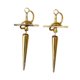 thumbnail image 2 of Pendientes góticos jinwen Vintage Punk joyería para Mujeres y hombres oro 5 cm, 2 of 8