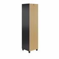 thumbnail image 6 of Systembuild Evolution Lory Framed 60" Tall Storage Cabinet, Black, 6 of 10