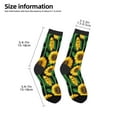 thumbnail image 2 of Rateoe Sunflower 1 Pattern Children's Socks, Socks Gifts ,kids Crew Soft Cotton Socks , Moisture-Wicking, Durable, Ideal for Daily Wear & Sports, 2 of 5