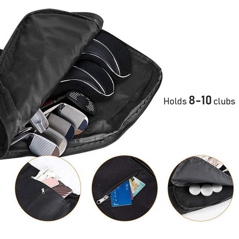 Max Choice Golf Sunday Bag, Foldable Travel Case, Durable 600D