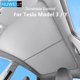 thumbnail image 2 of Parasol de techo de cristal con hebilla de tela para el hielo de HUWEI para Tesla modelo 3 Y 2021-2023, tragaluz de techo corredizo delantero y trasero, 2 of 5