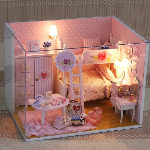 Maison de poupée mobile et modulable