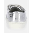 thumbnail image 3 of Wonder Nation Baby and Toddler Girls Two Strap Bump Toe Sneakers, 3 of 6