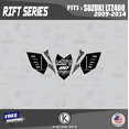 thumbnail image 2 of Kalair GFX Graphics Kit for Suzuki ATV LTZ400 (2009-2014) Rift Series, 2 of 5