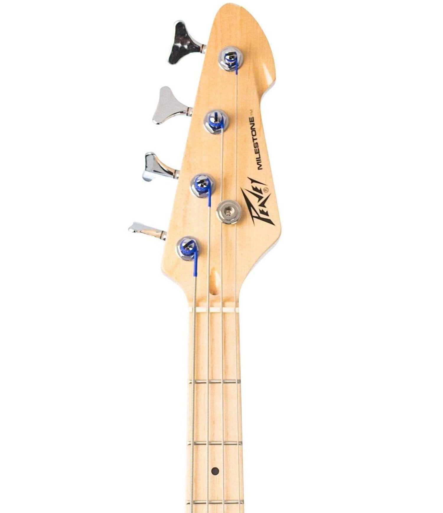 Peavey Milestone 4-String Natural Finish Electric Double Cutaway