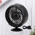 thumbnail image 1 of WHAMVOX Car Fan Accessory Car Cooler Fan Portable Car Fan Black 1Pcs, 1 of 7