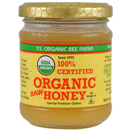 Y.S. Eco Bee Farms, 100% Certified Organic Raw Honey, 8.0 oz (226