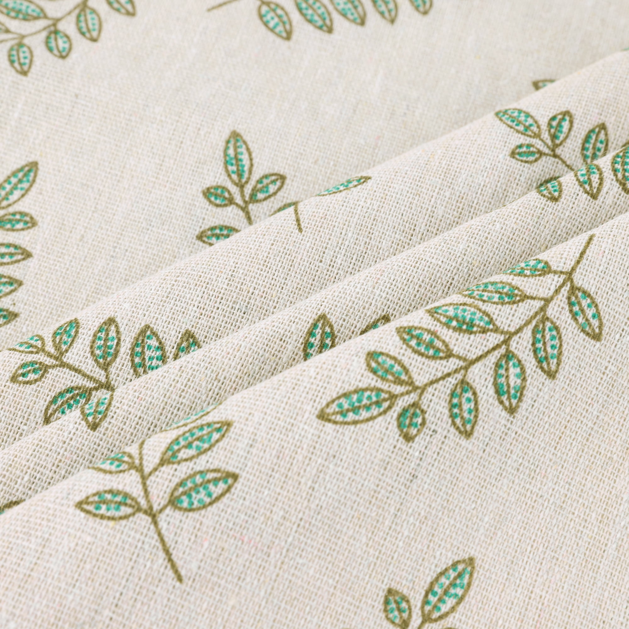 Unique Bargains Spandex Soft Home Decor Throw Decorative Pillow Covers (2 Count) Small Green Leaves 18" x 18"