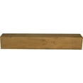 thumbnail image 2 of 8"H x 10"D x 84"W Knotty Pine Faux Wood Fireplace Mantel, Golden Oak, 2 of 17
