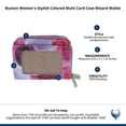 thumbnail image 4 of Buxton  Stylish Colored Multi Card Case Wizard Wallet (Women), 4 of 4