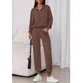 thumbnail image 2 of Conjunto Deportivo de Mujer PRETTYGARDEN Sudadera con Cremallera y Joggers XXL, 2 of 8