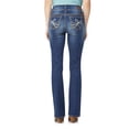 thumbnail image 3 of WallFlower Women's Luscious Curvy Bootcut Mid-Rise Insta Stretch Juniors Jeans (Standard and Plus), 3 of 3