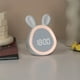 thumbnail image 4 of Reloj despertador con forma de conejito, luz nocturna, ajustes inteligentes, brillo ajustable, alarmas, tonos de llamada, para adultos, niños, dormitorios, bajo consumo, LED, modo,topliu, 4 of 6