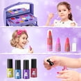 thumbnail image 6 of PERRYHOME Kids Makeup Kit for Girl Toys, Kids Makeup Toys WashableLittle Girls Princess Make Up Toys for 4 5 6 7 8 9 Year Old Girl Birthday Gift (Purple), 6 of 11