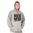 thumbnail image 5 of Ride MTB Mountain Bike Cyclist Zip Up Hoodie Men's Women's Brisco Brands S, 5 of 5