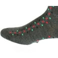 thumbnail image 4 of Sierra Socks Dress Casual Geometric Pattern Crew Socks(Shoe Size: 8-12, Dk.Grey), 4 of 5