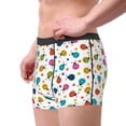 thumbnail image 2 of Logiee Ladybugs And Flowers Print Mens Boxer Briefs,Boxer Briefs for Men,Breathable Stretch Underwear,Boys Boxer Briefs-X-Large, 2 of 5