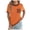 W-836 Burnt Orange, variant on Loose Fit T Shirt for Ladies Summer Fall Short Sleeve Crew Neck Casual Tops Shirts Womens 2026 Clothing Country Concert Y2K