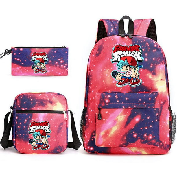 Set de mochilas Black Fridays Nights Satchel Anime para niños