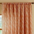 thumbnail image 4 of Vireellx Leaves Curtains for Living Room 84 Inch Length 2 Panels Set Semi Sheer Boho Drapes Green Farmhouse Tassel Rod Pocket Window Curtain Panels Bedroom Rustic Country Botanical Window Treatment, 4 of 7