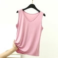 thumbnail image 2 of Women's Modal Tank Tops 2026 Summer Going Out Tops Sleeveless V Neck Camisole Lightweight Basic Cami Casual Trendy Base Layer Shirts Tank Tops for Women Undershirts Pink, 2 of 9