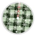 thumbnail image 1 of Faldas para árbol de Navidad a cuadros de 30 pulgadas, tapete para árbol de Navidad para fiestas de invierno, falda para árbol de Navidad para decoraciones navideñas rústicas, 1 of 8