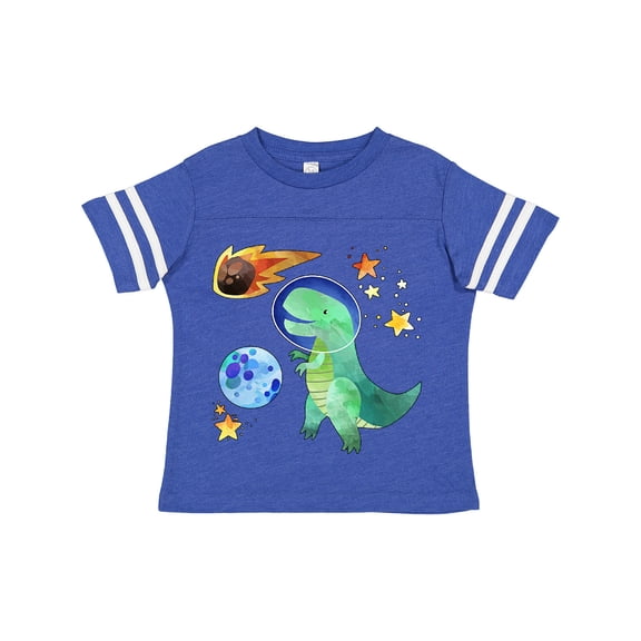 Inktastic Tyrannosaurus Rex Vs. Meteor Fun Space Dinosaur Boys or Girls Toddler T-Shirt