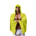 thumbnail image 4 of Cxenplz Men's Hoodie Towel Beach Cooling Hot Weather Sun Protection UPF 50+ Hooded Bath Towel Chic Casual Swimming Net Quick Dry One Size, 4 of 4