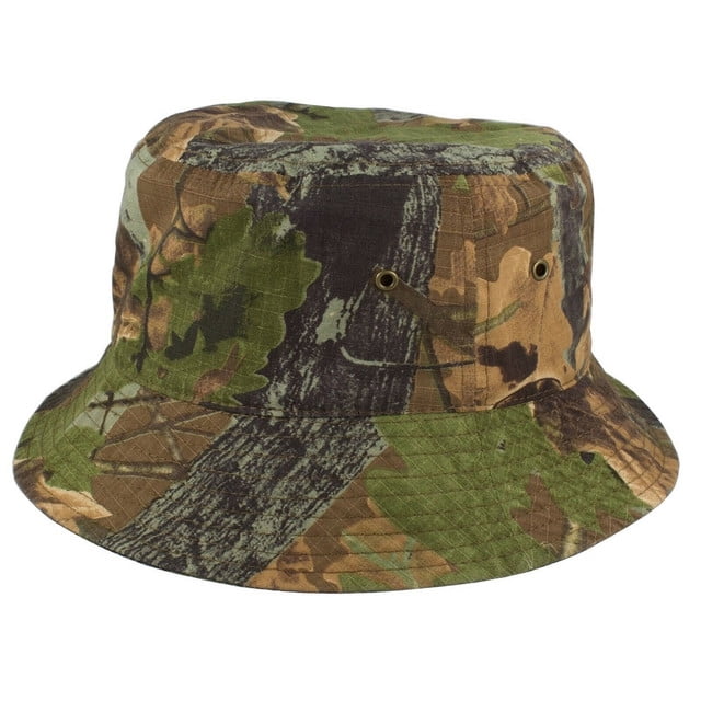 Bucket Hat Cap Hunter Camo Color Cotton 
