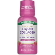Liquid Collagen | 8 oz | Non-GMO, Gluten Free Supplement | Natural Berry Flavor | by Nature's Truth