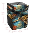 thumbnail image 5 of Turtle Foldable Car Garbage Can with Lid, Leak-proof, Hanging Storage Bag - Trash Can for Car, Car Trash Can, 5 of 6