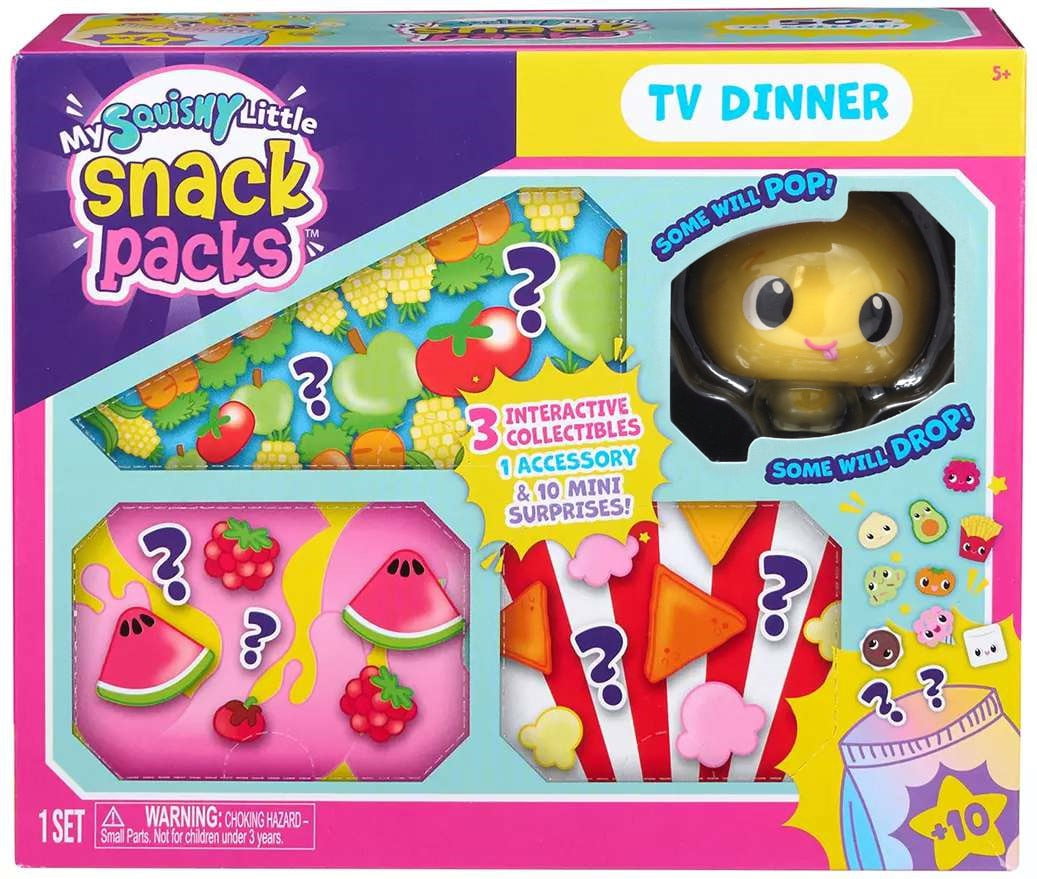 maichiページ　スクイーズ4個 My Squishy Little TV Dinner Chi Mystery Pack - Walmart.com