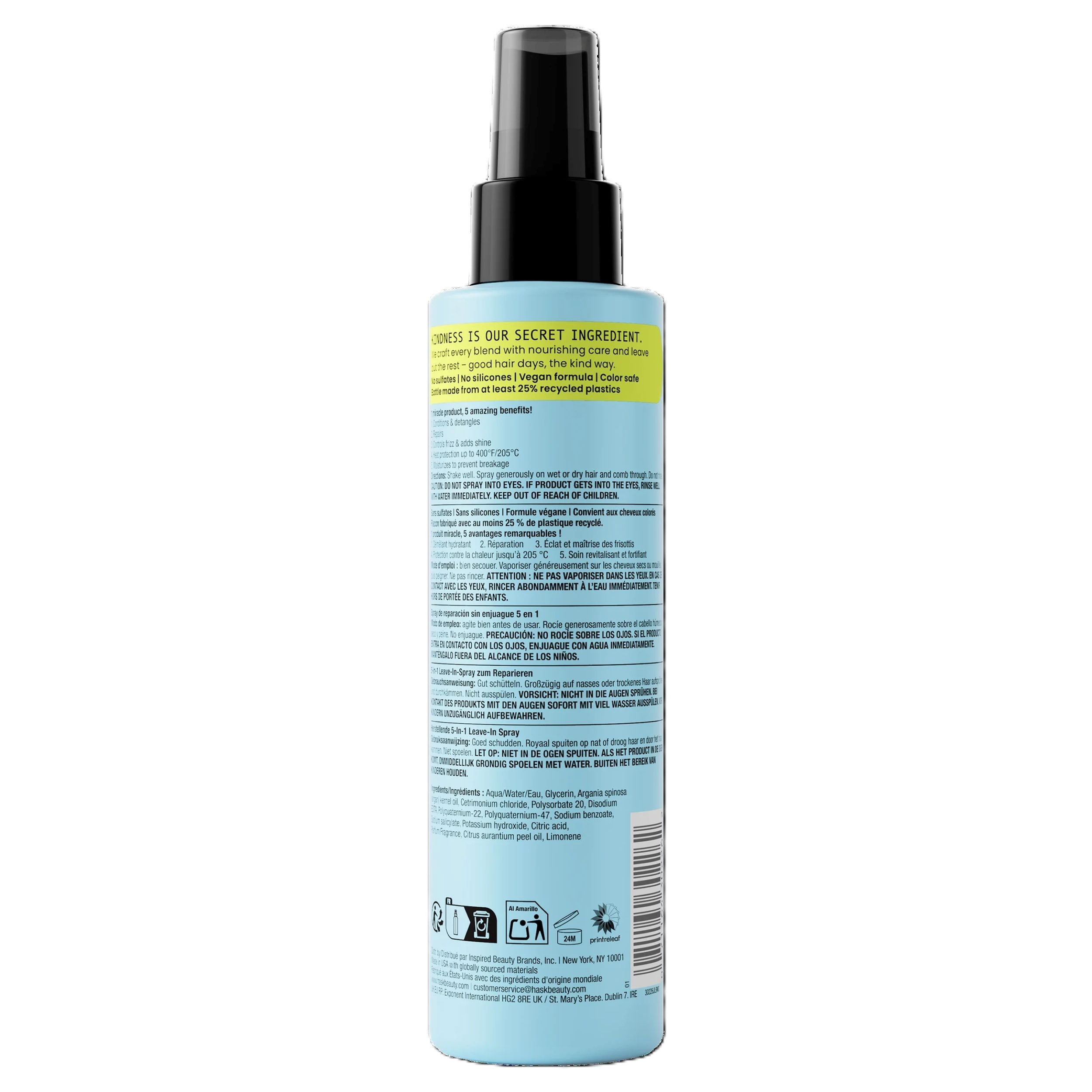 Hask Argan Oil Repairing 5-in-1 Leave-in Spray, 6 fl oz