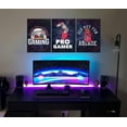 thumbnail image 4 of 3 Pieces Gaming Room Decor Playstation Canvas Wall Art Video Gamer Wall Art Gaming Wall Decor Video Game Art Gamer Room Decor Gaming Posters for Boys Room Easy to Hang 12x16x3, 4 of 6